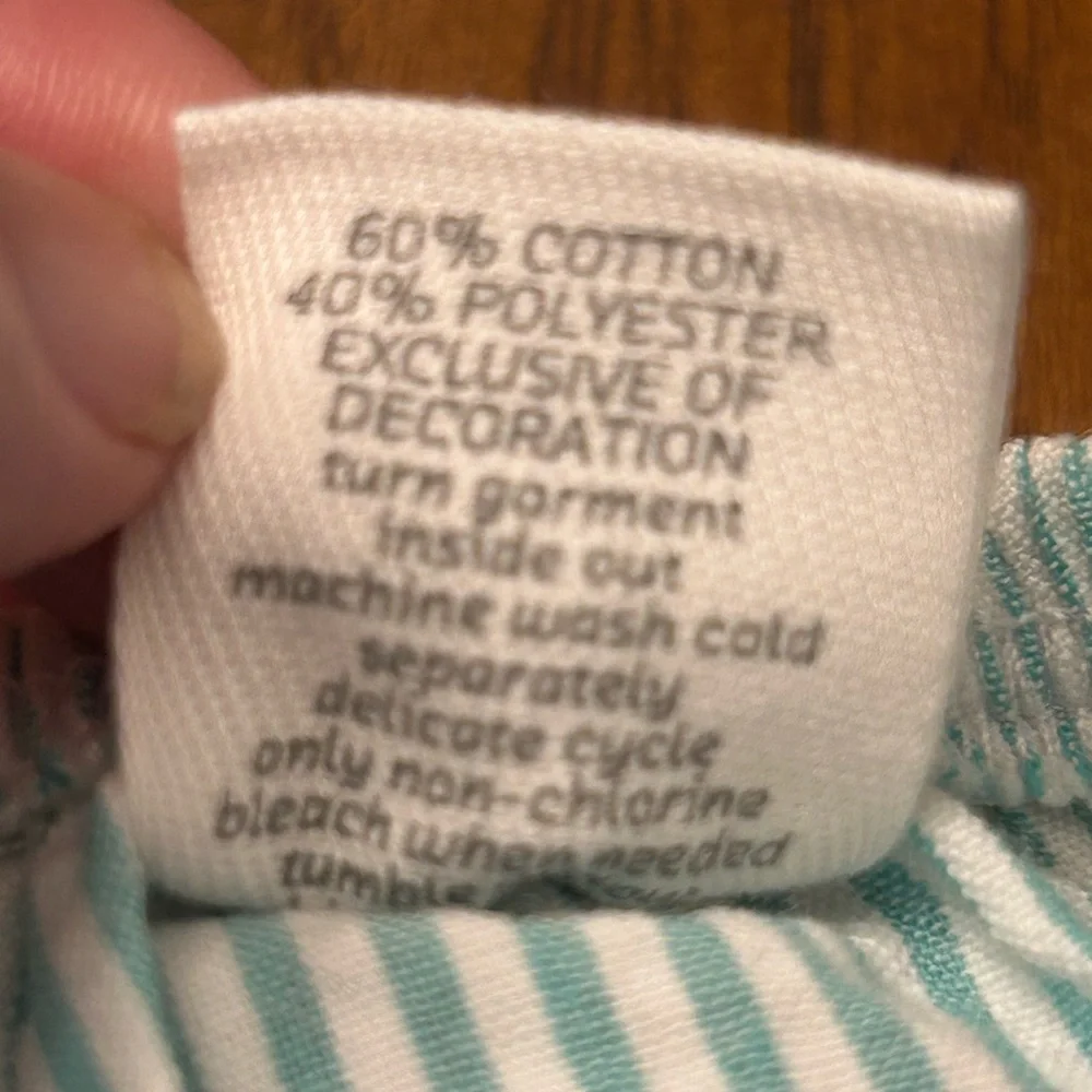 NWT-Starting Out Blue Striped Dress With Diaper Cover